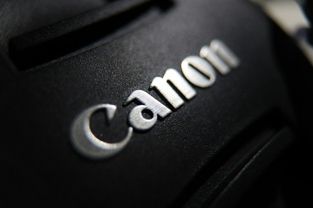 Close-up macro photography of professional camera lens with optical detail and technical precision