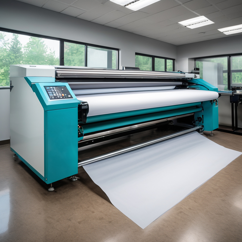 Large-format document lamination machine processing and creating quality laminated prints